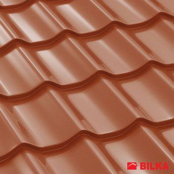 Tigla metalica Bilka Clasic 35 Ral 8004 lucios 0.5mm